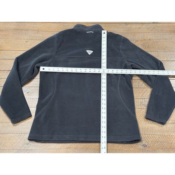 Columbia PFG Black 1/4 Zip Fleece Pullover - Women's Size L - Picture 4 of 7